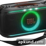 JBL PartyBox On-The-Go 2 Plus black side