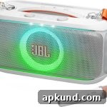 JBL PartyBox On-The-Go 2 Plus white side