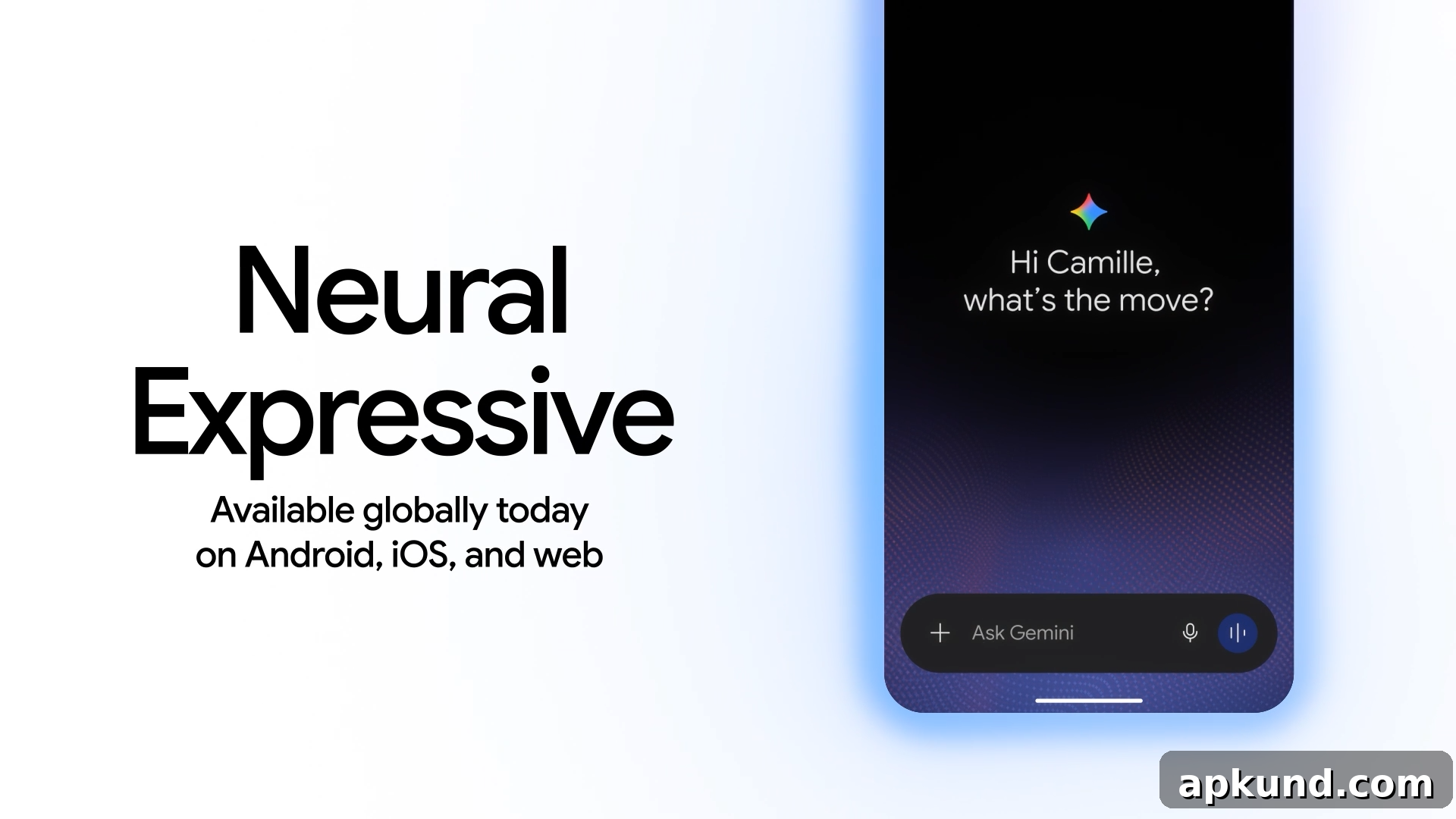 Screenshot of Gemini interface