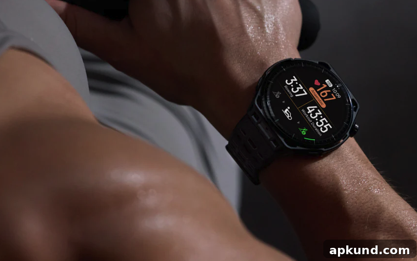 Amazfit Balance display