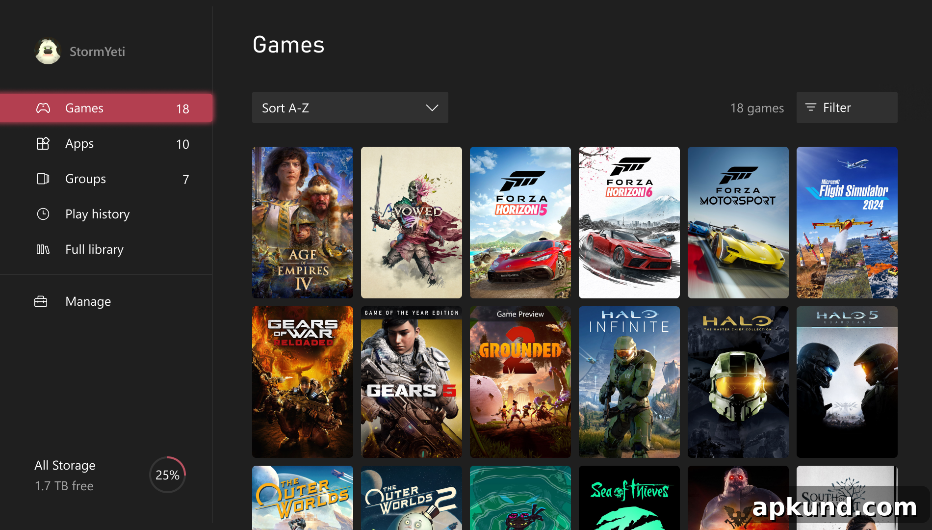 Xbox friends feature