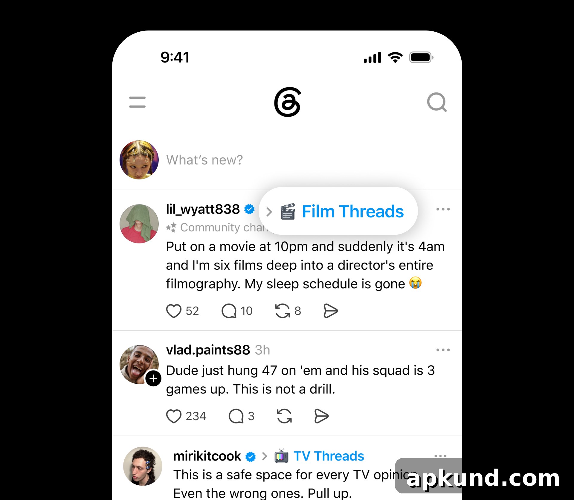 Threads communities overview