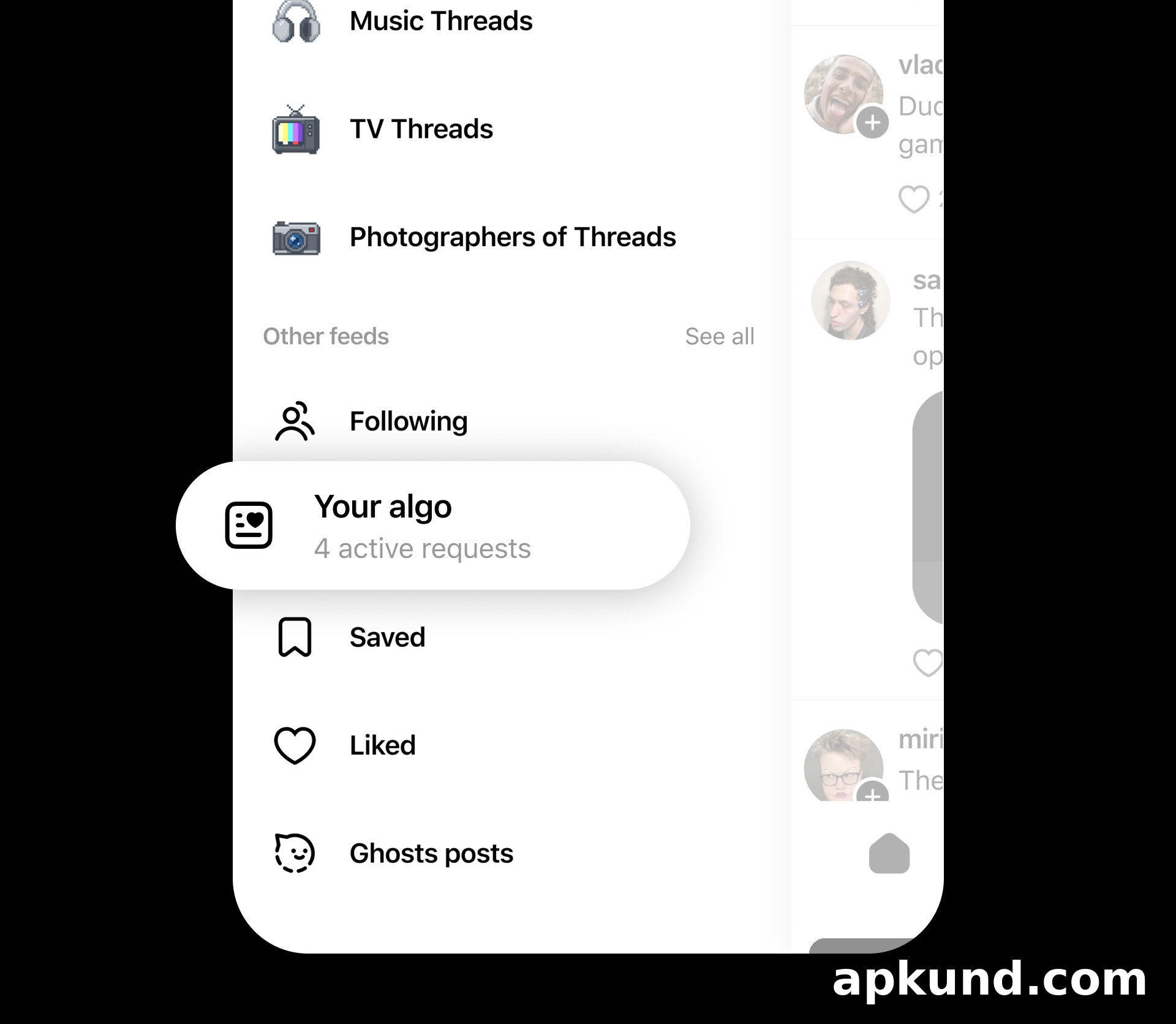 Your Algo feed customization