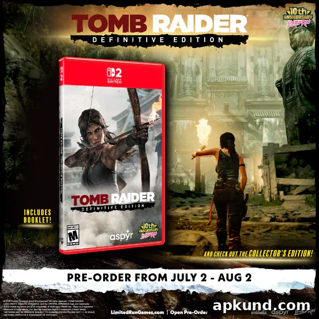 Sony Ditches CDs, Switch 2 Game Finally Gets Physical Release 2 Tomb Raider Definitive Edition physical release