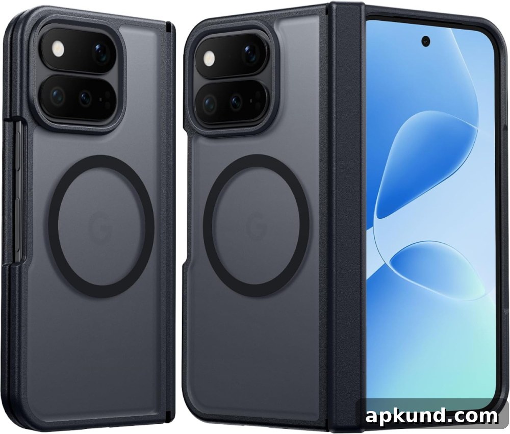 FNTCASE Translucent Matte Case for Pixel 11 Pro Fold