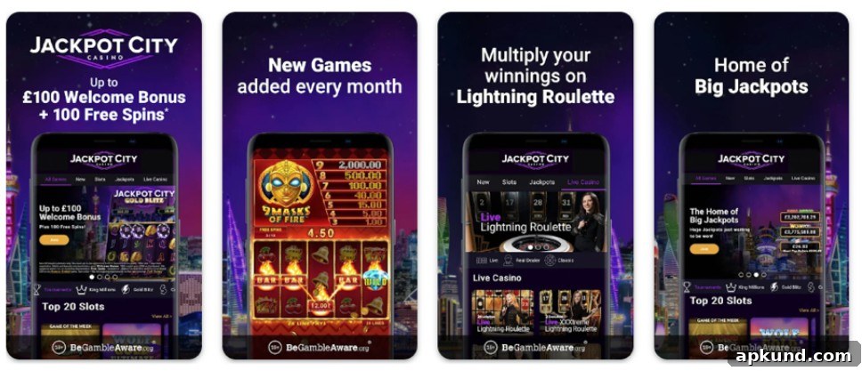 Jackpot City screenshot