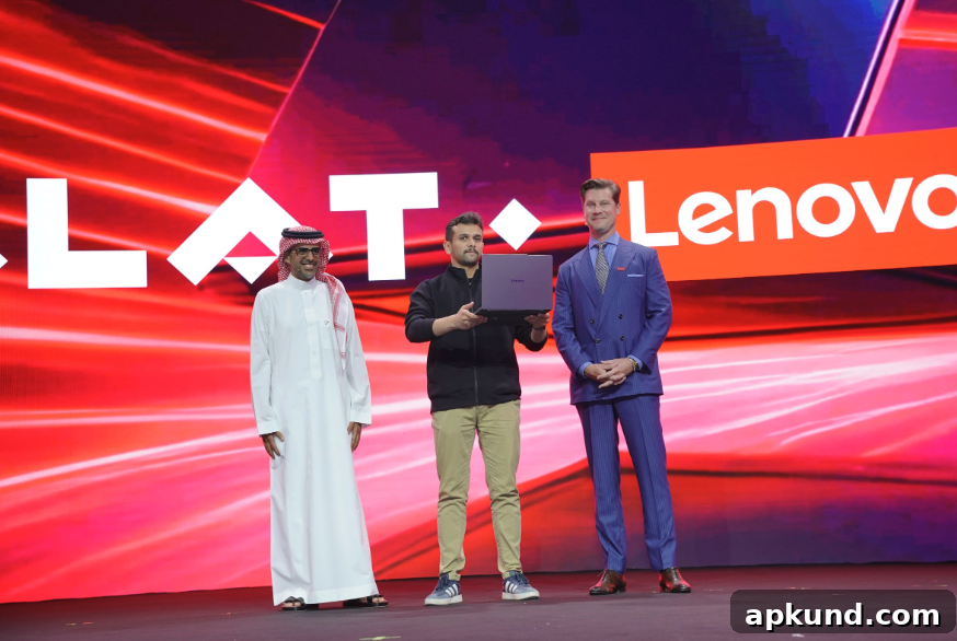 Lenovo laptop manufactured in Saudi Arabia