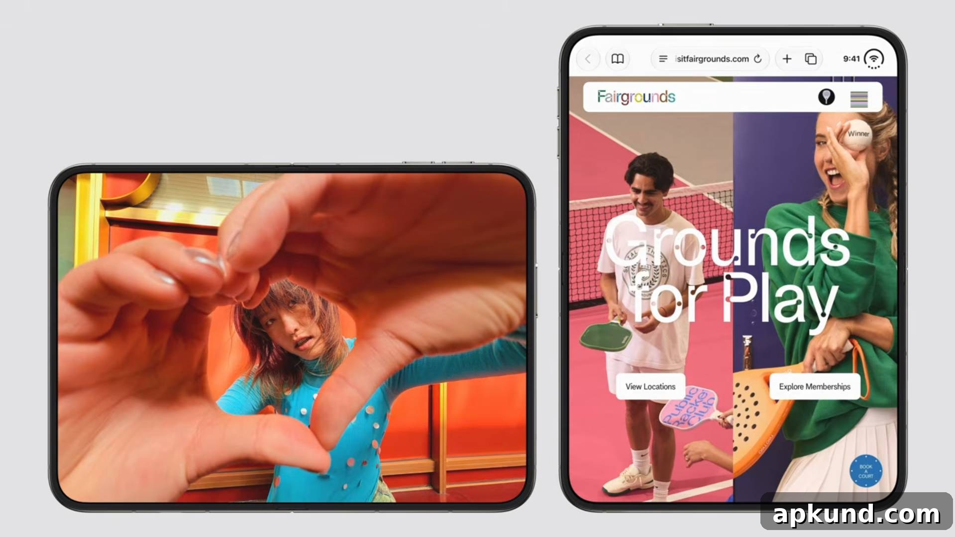 Apple Pencil with foldable iPhone