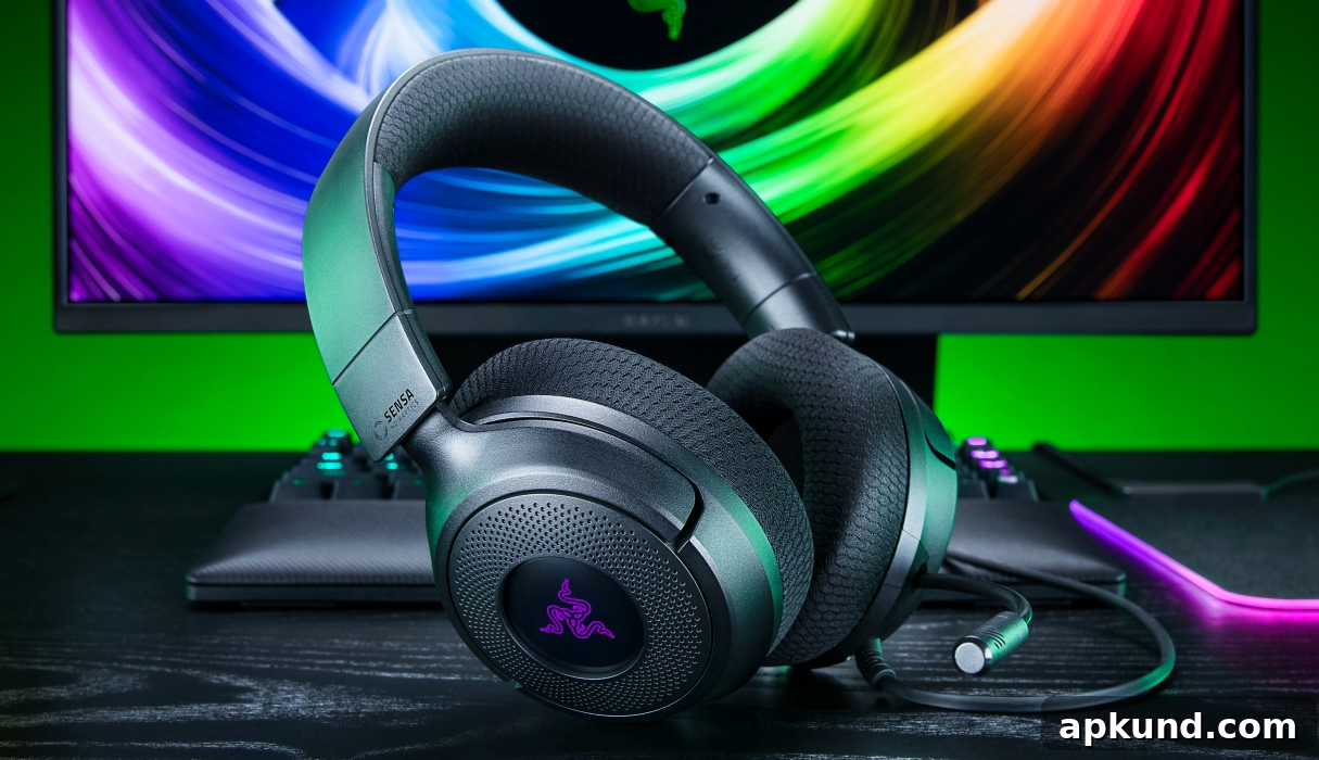 Razer Kraken V4 X Sensa HD Haptics Edition headphone photo
